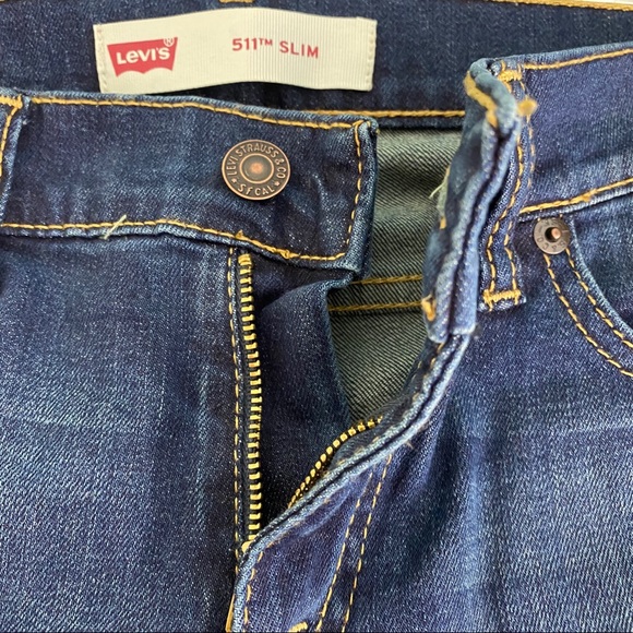 Levi’s 511 Slim Patchwork Jeans Size 27 x 27 - Picture 4 of 10